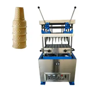 New style ice cream cone waffle baker machine / waffle corn birthday party snow cone machine with cheap price