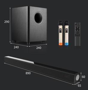 Loa thanh âm thanh vòm tích hợp loa siêu trầm 2.1CH công suất 150W kèm micro không dây, hệ thống karaoke gia đình - Product Image 6