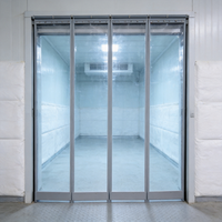 Bande magnétique en PVC pour rideau de porte, idéale pour usine de transformation alimentaire, salle blanche et entrepôt