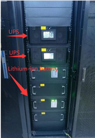 Système d'alimentation sans interruption (ASI) 42U avec batterie lithium-ion LiFePO4, batterie de secours pour ordinateur, SOCOMEC VERTIV, ASI industriel, batterie de secours pour ASI