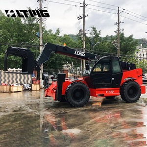 Cina diproduksi kompak pertanian boom forklift truk <span class=keywords><strong>3t</strong></span> 3.5t 7m forklift teleskopik - Product Image 5