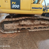 Excavatrice hydraulique Komatsu PC200-11M1 d'occasion de haute qualité, 20 tonnes, machine sur chenilles d'occasion pour l'exploitation minière et la construction routière