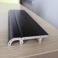 Rodapié de PVC laminado con película ecológica anti-termitas, base de WPC