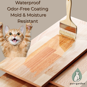 Luxury Modern Solid Wood <strong>Cat</strong> Tree with Wicker Condo Space Saving <strong>Scratching</strong> Post and Activity <strong>Tower</strong> for Small Apartments - Product Image 5