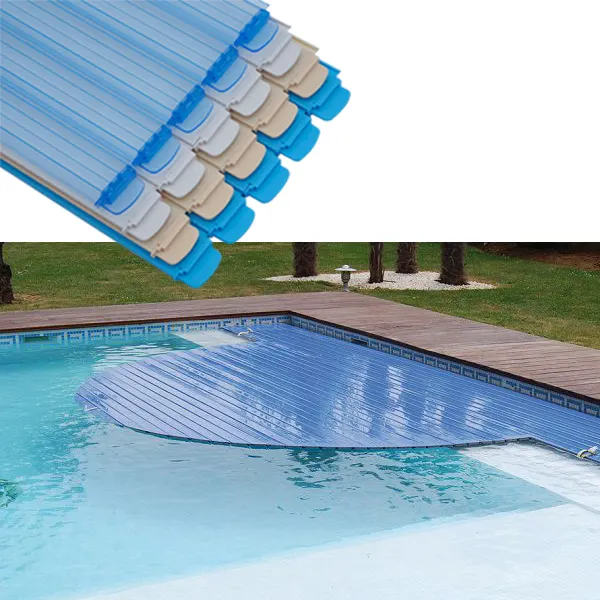 Manufacture wholesale high quality electric system swimming pool indoor and outdoor automatic plastic cover slats