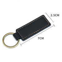 Porte-clés en cuir miniature personnalisé pour promotion, impression typographique de luxe sur mesure OEM, autres accessoires intérieurs A1023