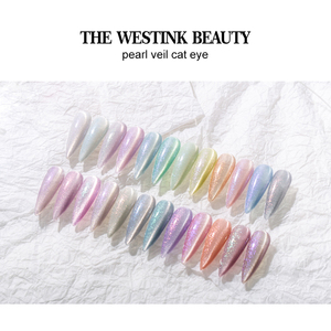 Especificaciones <span class=keywords><strong>de</strong></span> fábrica Precio competitivo Vernis Gel Polish Venta al por mayor Pearl Veil Cat Eye UV Gel Polish 15 ml para Nail Art - Product Image 1