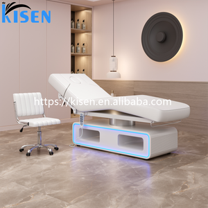 Kisen Good Quality 3 4 Motors <b>Electric</b> Facial Beauty Salon Bed Medical Spa Massage Treatment <b>Table</b> Podiatry Chair Tattoo Bed - Product Image 5