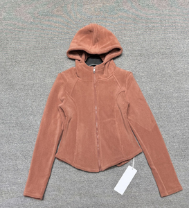 <span class=keywords><strong>Veste</strong></span> <span class=keywords><strong>polaire</strong></span> zippée à capuche pour <span class=keywords><strong>femme</strong></span>, manches longues, écologique, respirante, coupe-vent, décontractée, pour l'hiver, vêtements de sport - Product Image 2