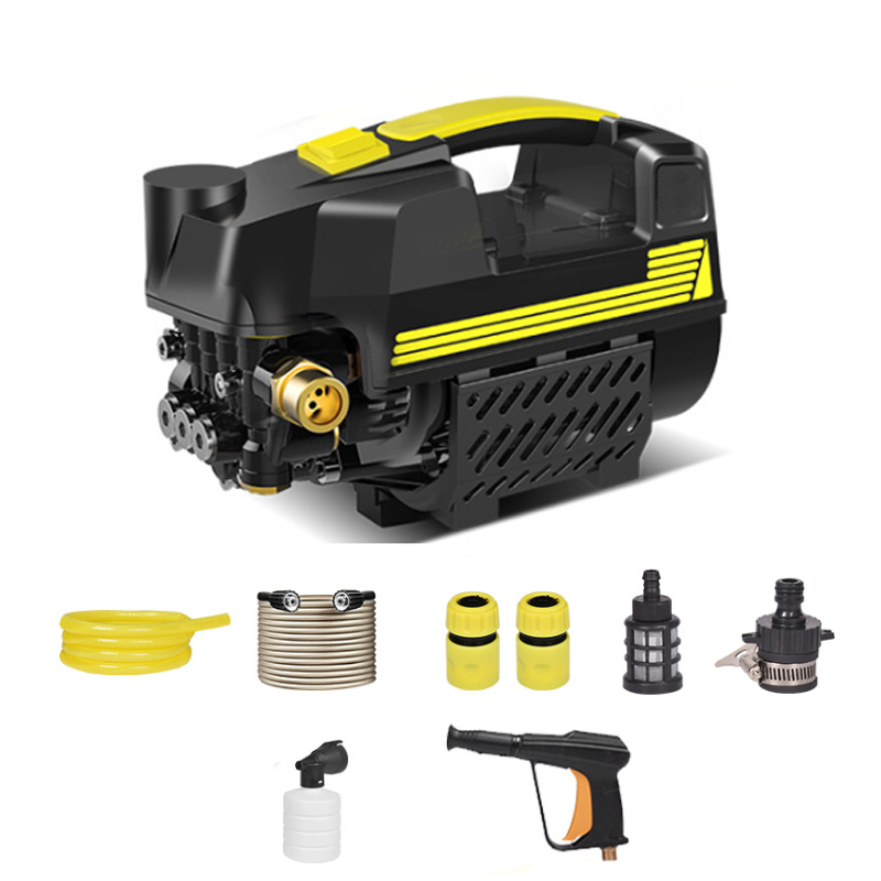 1800W портативный автоматический переменного тока автомобильная мойка высокого давления для мытья мощность Насосное устройство для машинной мойки