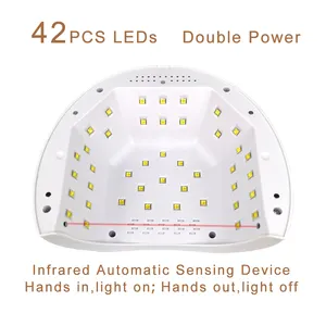 전문 OEM 사용자 정의 매니큐어 램프 42Pcs 라이트 비즈 네일 건조기 UV LED 네일 램프 손톱
