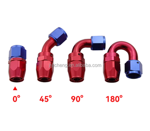 Auto modifikation Ätherisches Öl Kühlrohr adapter An10 Adapter mit 0 ° 45 ° 90 ° 180 ° Grad Anschluss Grund rohr verschraubungen - Product Image 2