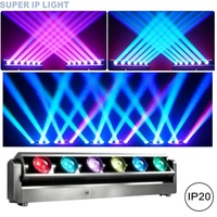 6x80W RGBW 4in1 Storm Matrix LED Beam Moving Head Light DMX RDM Soundaktive Effektbeleuchtung für DJ Disco Tour Verleih Show