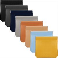 Pochette cadeau pour montre en cuir PU avec logo gaufré personnalisé et fermeture magnétique Petit emballage Sac de montre en cuir pour bijouterie