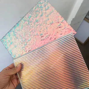 Zhanyu óng ánh tấm nhựa trong suốt perspex cầu vồng đúc tấm Acrylic ép đùn tấm Acrylic - Product Image 2