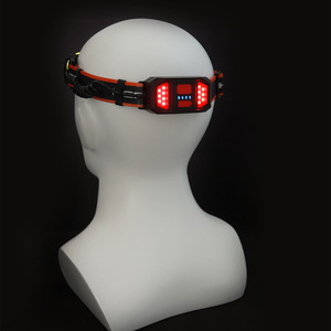 Lampe frontale rechargeable par USB, 1000 mAh, lumière LED blanche, pour la course à pied, la pêche, le camping - Product Image 2