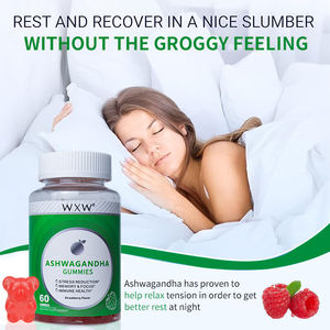 Gomitas de Extracto de Ashwagandha WXW Stock, Musgo Marino, Aceite de Semilla Negra, Gomitas de Ashwagandha, Vitaminas de Ashwagandha, Apoyo para el Equilibrio del Estado de Ánimo - Product Image 6