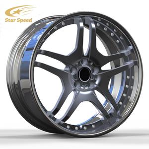 Roues concaves forgées SS 2 pièces 5x112 finition polie sur mesure pour jantes Mercedes Maybach W222 W223 <span class=keywords><strong>Audi</strong></span> <span class=keywords><strong>A8</strong></span> D4 18 <span class=keywords><strong>19</strong></span> 20 21 22 <span class=keywords><strong>pouces</strong></span> - Product Image 3