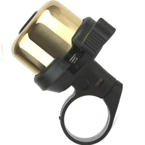 Sonnette de vélo Knight Copper, petite, à fort volume, style rétro, pour VTT, disponible en noir, or et argent, en stock - Product Image 1