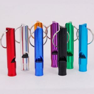<b>Custom</b> Logo Durable Aluminum Laser Engraved Survival Safety Emergency Whistle <b>Keychain</b> for Outdoor Events - Product Image 6