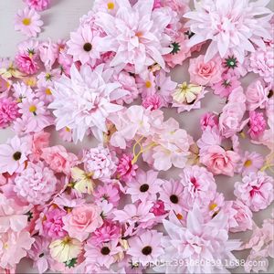 ดอกไม้ประดิษฐ์ชุดดอกกุหลาบสีชมพูผ้าไหม 50 ชิ้นงานแต่งงาน DIY อุปกรณ์เสริมฮันฟูกิ่งเดี่ยวลายนูนทำด้วยมือ - Product Image 4