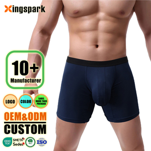 <span class=keywords><strong>Boxer</strong></span> da <span class=keywords><strong>Uomo</strong></span> Personalizzati, Morbidi e Traspiranti con Tasca 3D, Intimo a Gamba Lunga che Assorbe l'Umidità - Product Image 1
