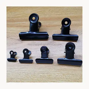 different sizes mini small big large wear-resisting baking varnish black metal bulldog clip paper clip