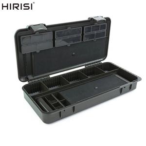 Caja de Pesca Hirisi para Carpas, Estuche de Almacenamiento de Herramientas Giratorias con 25 Anzuelos, Cajas de Accesorios de Pesca W521 - Product Image 1