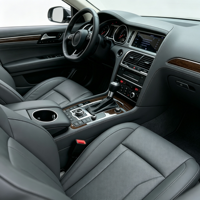 Kit Konversi Kursi Aero Kulit PU 6-Kursi Mewah Audi Q7 Knight Kit Upgrade Interior Pijat Ventilasi Pemanas Layar Sentuh