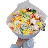 Vas Bunga Porselen Putih Jingdezhen Buatan Tangan Desain Seni Modern Hiasan Kecil Dekoratif Bunga Artifisial Awet
