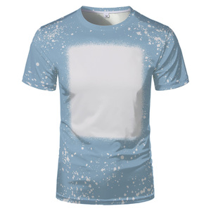 Lockere, einfarbige T-Shirts, Sublimations-T-Shirts, Polyester-Blanko-T-Shirts, modische T-Shirts in Bonbonfarben für individuelle Team- und Familienkleidung - Product Image 5