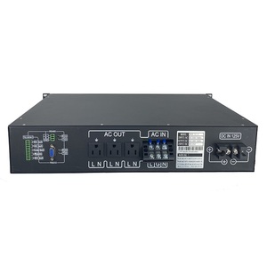 Fuente de Alimentación Inteligente de Onda Sinusoidal Pura de 2KVA 1600W, 110VDC a 110VAC, para Montaje en Rack de 19 Pulgadas 2U, con Pantalla LED+LCD para Sistemas - Product Image 4