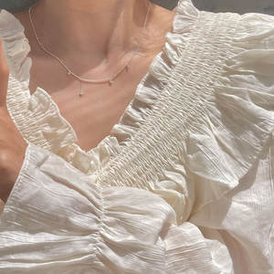 Collar con Colgante de Arpa con Incrustaciones de Diamantes en Plata Pura S925 Wenchi, Modelo Exclusivo 23866, de Lujo para Músicos - Product Image 3