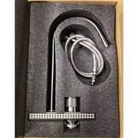 Robinet de cuisine à deux fonctions en acier inoxydable, mitigeur monocommande avec jet de pluie pour évier de cuisine
