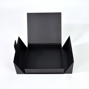 Custom Luxe Flap Dubbele Deur Stijf Karton <span class=keywords><strong>2</strong></span> Tweedelige Zijopening Magnetische Sluiting Verpakking Geschenkdoos Opbergdoos - Product Image 5