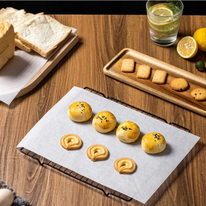 Papel <span class=keywords><strong>Pergamino</strong></span> Desechable, No Tóxico, Antiadherente Y Sin Blanquear Para Freidora De Aire En Microondas. - Product Image 2