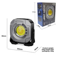 Lampe LED de camping extérieure étanche IP44, faisceau 360°, batterie au lithium longue durée, multifonctionnelle, portable, porte-clés, aimant puissant