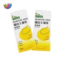 Sac de crème glacée scellé sur le côté arrière personnalisé sac d'emballage de Popsicle de qualité alimentaire sac en plastique jetable congelé pour la crème glacée Popsicle