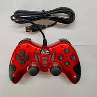Manette de jeu ergonomique filaire USB pour PC, contrôleur de jeu d'arcade pour King of Fighters avec vibration, moule privé, sans CN;GUA