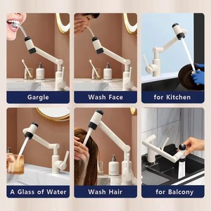 Rubinetto universale rotante sotto il lavabo lavabo caldo e freddo cucina bagno gargarismi quattro Lucky Cat rubinetto - Product Image 4