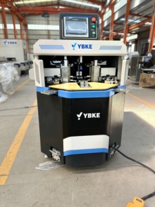 เครื่องเชื่อมมุมอลูมิเนียมแบบควบคุมด้วย PLC รุ่น YBKE Nine Axis Heavy Duty สำหรับทำหน้าต่างและประตูอลูมิเนียม ความสูงสูงสุด 180 มม. - Product Image 5