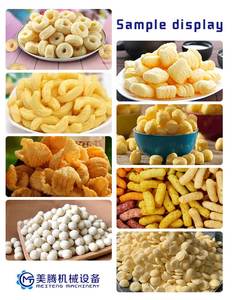 Línea de producción de cereales de desayuno flexibles de maíz, copos de maíz amarillos crujientes extruidos, maquinaria de extrusión y secado - Product Image 4