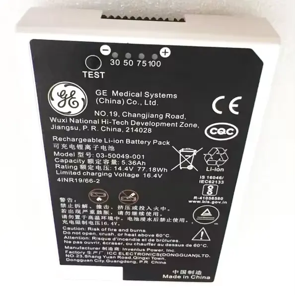 New Original 03-50049-001 REF 5803177 For GE Color ultrasound Battery 4INR19/66-2