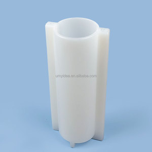 قالب سيليكون مرن لصنع الشموع والصابون على شكل أنبوب دائري كبير بوزن 1 كجم - Product Image 2