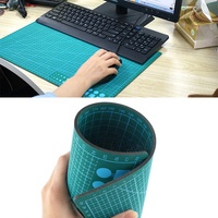Groothandel A2 Pvc Snijden Mat Double Side Self Healing 60*42Cm Rasterlijnen Plotter Flexibele Snijmat