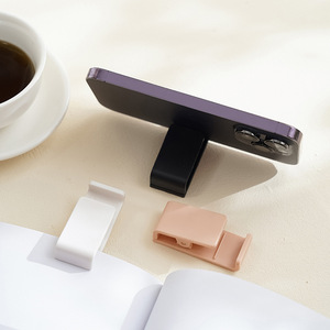 Wholesale Modern Design Dual-Purpose Office <b>Plastic</b> Clip with Simple Mobile Phone <b>Bracket</b> Wholesale Bookends Manufacturers - Product Image 3