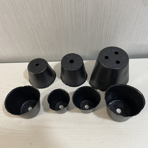 Vente en gros de gobelet de pépinière rond en <span class=keywords><strong>plastique</strong></span> PEHD noir épais et durable anti-âge pour ferme en plein air - Product Image 4
