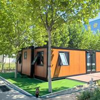 Maison en conteneur extensible de luxe 20 pieds 40 pieds Petite maison en panneau sandwich en acier