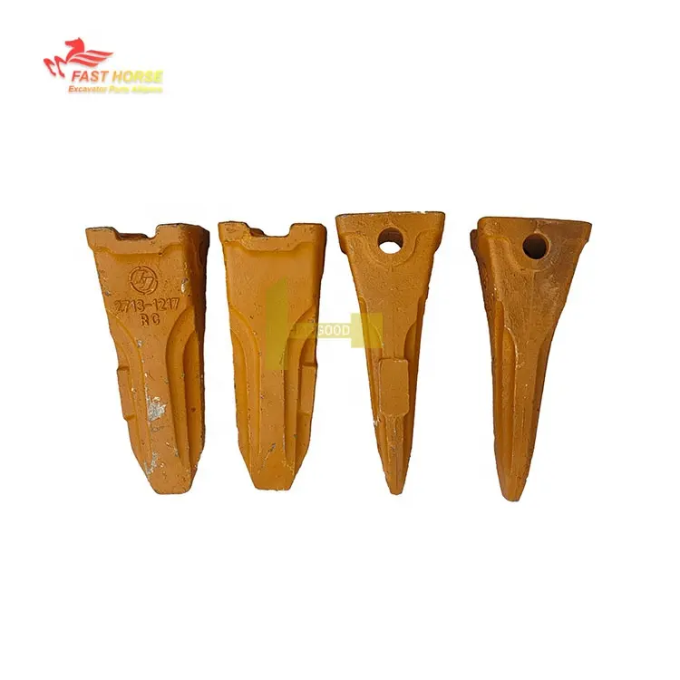 Hangood Excavator Undercarriage Parts 2713-1217 2713-1217 RC Bucket Teeth for SY215 DH220 Excavator Replacement Bucket Tooth