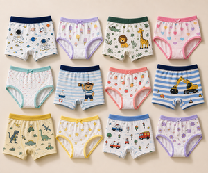 Lote Mixto de Ropa Interior Infantil al por Mayor, Calzoncillos Suaves para Niños, Diseños Surtidos, Stock Mixto Aleatorio, Origen China, Modelo 2026.4 - Product Image 1